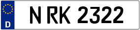 Truck License Plate